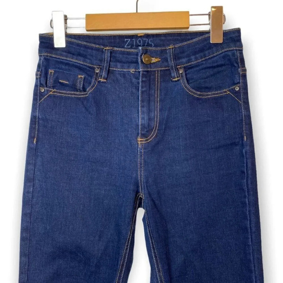 Zara Denim Z1975 Skinny Dark Wash  Blue Jeans 6 - Picture 3 of 10